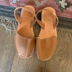 Castell Avarcas leather sling back sandal